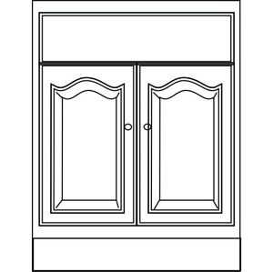 MEDICINE CABINET 24.2X26X5